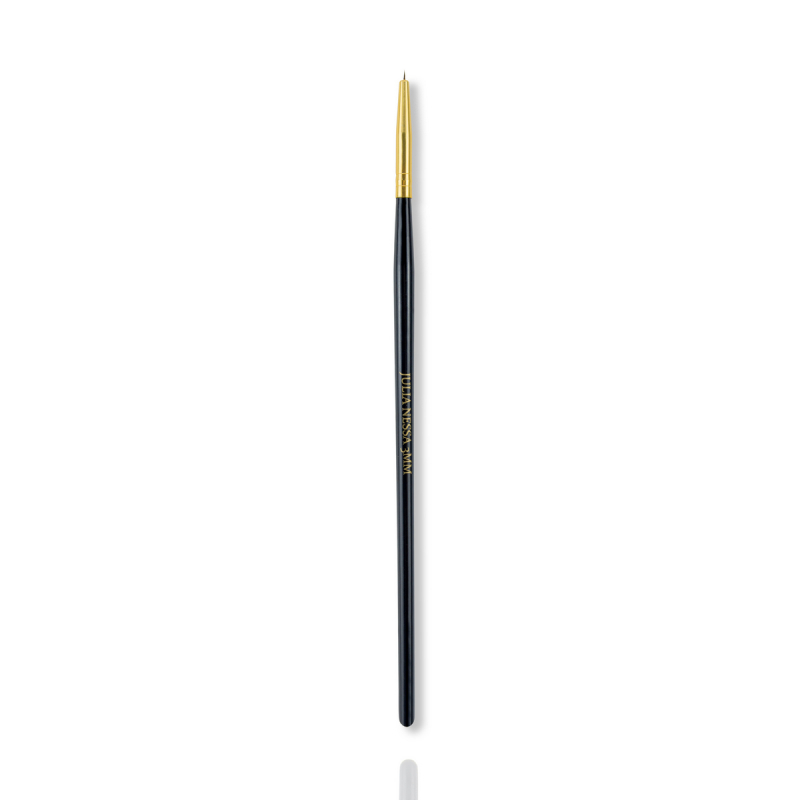Pędzelek Wood Slim Line Brush by Julia Nessa 3mm - złoty